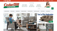 Desktop Screenshot of cedarhill-furniture.com